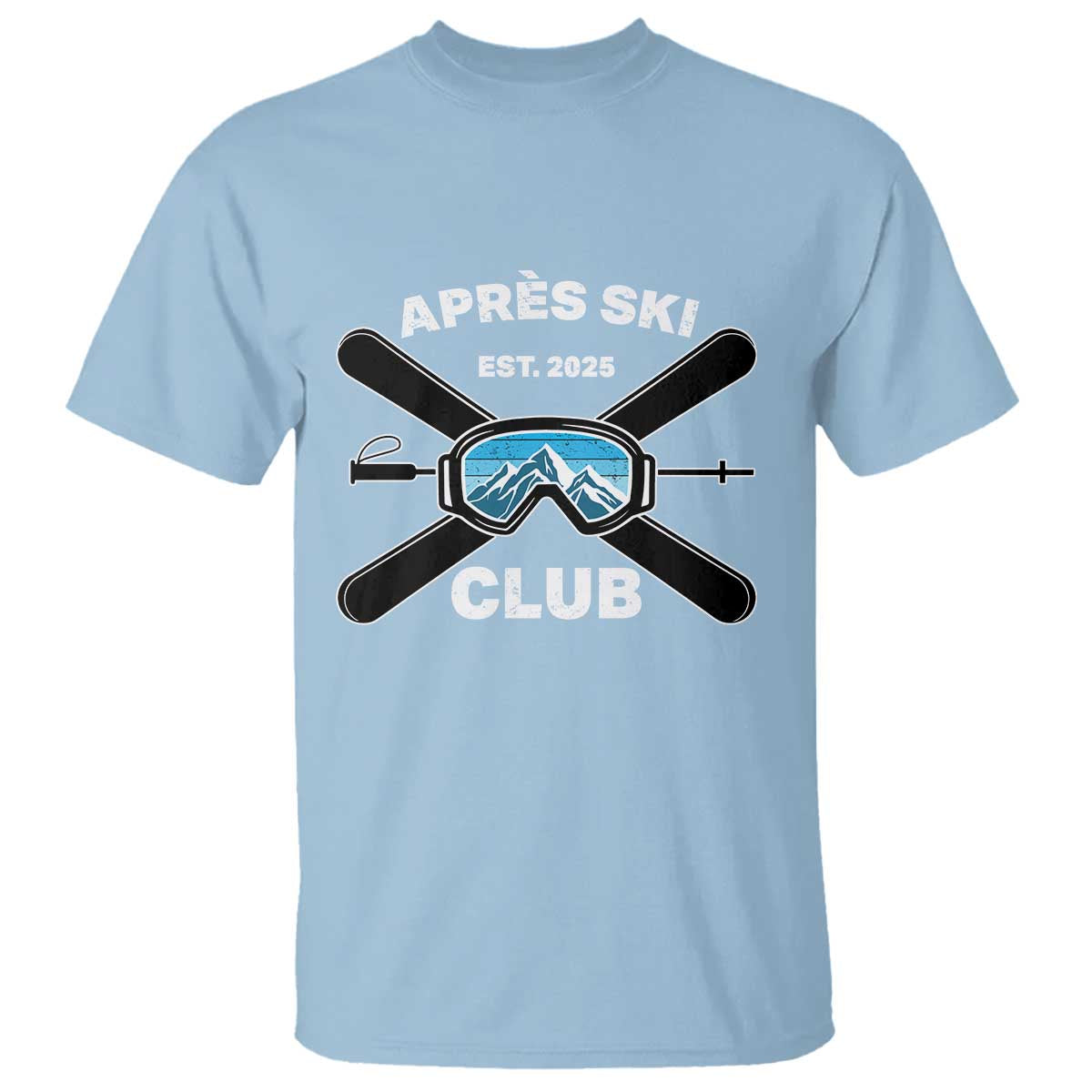 Apres Ski Club 2025 T Shirt Skiing Winter Sport Mountain - Wonder Print Shop