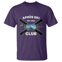 Apres Ski Club 2025 T Shirt Skiing Winter Sport Mountain - Wonder Print Shop