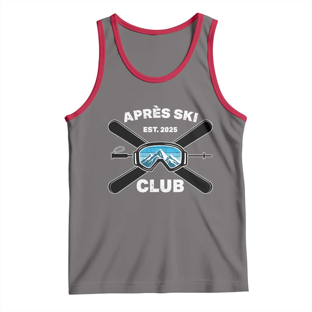 Apres Ski Club 2025 Tank Top Skiing Winter Sport Mountain - Wonder Print Shop