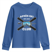 Apres Ski Club 2025 Youth Sweatshirt Skiing Winter Sport Mountain - Wonder Print Shop