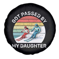 Funny Skiing Dad Spare Tire Cover Got Passed By My Daughter Retro Vintage - Wonder Print Shop