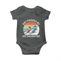 Funny Skiing Dad Baby Onesie Got Passed By My Daughter Retro Vintage - Wonder Print Shop
