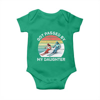 Funny Skiing Dad Baby Onesie Got Passed By My Daughter Retro Vintage - Wonder Print Shop