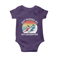 Funny Skiing Dad Baby Onesie Got Passed By My Daughter Retro Vintage - Wonder Print Shop