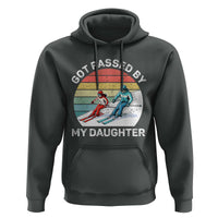 Funny Skiing Dad Hoodie Got Passed By My Daughter Retro Vintage - Wonder Print Shop