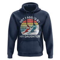 Funny Skiing Dad Hoodie Got Passed By My Daughter Retro Vintage - Wonder Print Shop
