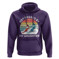 Funny Skiing Dad Hoodie Got Passed By My Daughter Retro Vintage - Wonder Print Shop