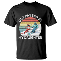 Funny Skiing Dad T Shirt Got Passed By My Daughter Retro Vintage - Wonder Print Shop