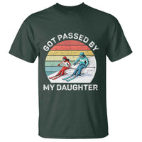 Funny Skiing Dad T Shirt Got Passed By My Daughter Retro Vintage - Wonder Print Shop