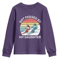 Funny Skiing Dad Youth Sweatshirt Got Passed By My Daughter Retro Vintage - Wonder Print Shop