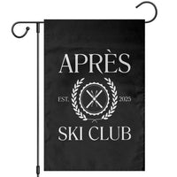 Apres Ski Club 2025 Garden Flag Winter Vacation Drinking Party - Wonder Print Shop