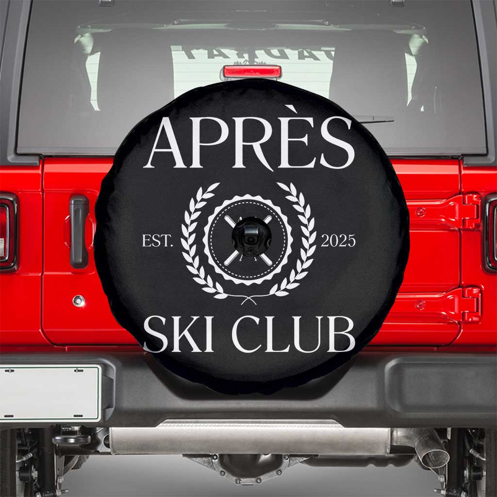 Apres Ski Club 2025 Spare Tire Cover Winter Vacation Drinking Party - Wonder Print Shop