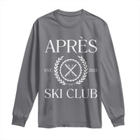 Apres Ski Club 2025 Long Sleeve Shirt Winter Vacation Drinking Party - Wonder Print Shop