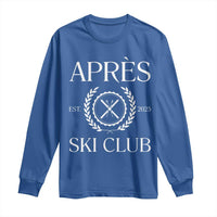 Apres Ski Club 2025 Long Sleeve Shirt Winter Vacation Drinking Party - Wonder Print Shop