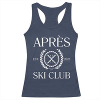 Apres Ski Club 2025 Racerback Tank Top Winter Vacation Drinking Party - Wonder Print Shop