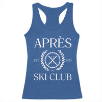 Apres Ski Club 2025 Racerback Tank Top Winter Vacation Drinking Party - Wonder Print Shop