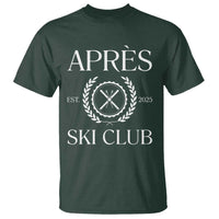 Apres Ski Club 2025 T Shirt Winter Vacation Drinking Party - Wonder Print Shop
