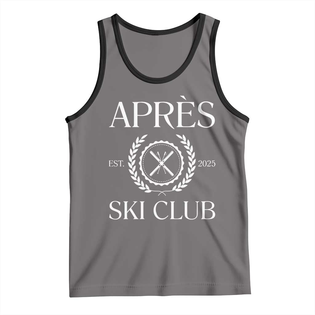 Apres Ski Club 2025 Tank Top Winter Vacation Drinking Party - Wonder Print Shop