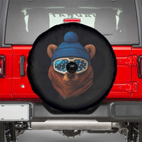 Grizzly Bear Snowboard Goggles Skiing Snow Winter Sport Spare Tire Cover - Wonder Print Shop