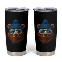 Grizzly Bear Snowboard Goggles Skiing Snow Winter Sport Tumbler Cup - Wonder Print Shop