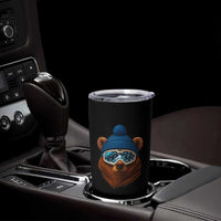 Grizzly Bear Snowboard Goggles Skiing Snow Winter Sport Tumbler Cup - Wonder Print Shop