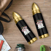 Funny Scared Cartoon Christmas Bowling Pins Bullet Tumbler - Wonder Print Shop