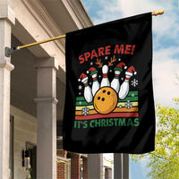 Funny Christmas Bowling Garden Flag Spare Me Its Xmas Festive Holiday - Wonder Print Shop
