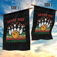 Funny Christmas Bowling Garden Flag Spare Me Its Xmas Festive Holiday - Wonder Print Shop
