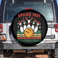 Funny Christmas Bowling Spare Tire Cover Spare Me Its Xmas Festive Holiday - Wonder Print Shop