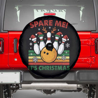 Funny Christmas Bowling Spare Tire Cover Spare Me Its Xmas Festive Holiday - Wonder Print Shop