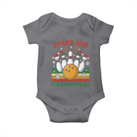 Funny Christmas Bowling Baby Onesie Spare Me Its Xmas Festive Holiday - Wonder Print Shop