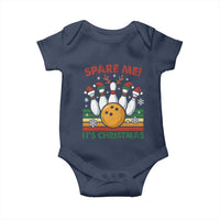 Funny Christmas Bowling Baby Onesie Spare Me Its Xmas Festive Holiday - Wonder Print Shop