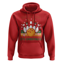Funny Christmas Bowling Hoodie Spare Me Its Xmas Festive Holiday - Wonder Print Shop