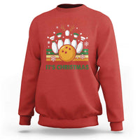 Funny Christmas Bowling Sweatshirt Spare Me Its Xmas Festive Holiday - Wonder Print Shop