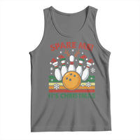 Funny Christmas Bowling Tank Top Spare Me Its Xmas Festive Holiday - Wonder Print Shop