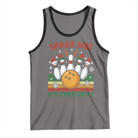 Funny Christmas Bowling Tank Top Spare Me Its Xmas Festive Holiday - Wonder Print Shop