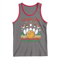 Funny Christmas Bowling Tank Top Spare Me Its Xmas Festive Holiday - Wonder Print Shop