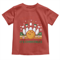 Funny Christmas Bowling Toddler T Shirt Spare Me Its Xmas Festive Holiday - Wonder Print Shop