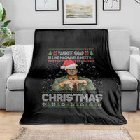 Funny Christmas Office Movie Throw Blanket Yankee Swap Is Like Machiavelli Meets Christmas - Wonder Print Shop