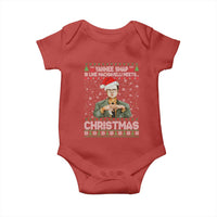 Funny Christmas The Office Movie Baby Onesie Yankee Swap Is Like Machiavelli Meets Christmas - Wonder Print Shop