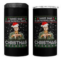 Funny Christmas Office Movie 4 in 1 Can Cooler Tumbler Yankee Swap Is Like Machiavelli Meets Christmas - Wonder Print Shop