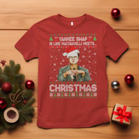 Funny Christmas The Office Movie T Shirt Yankee Swap Is Like Machiavelli Meets Christmas - Wonder Print Shop