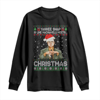Funny Christmas The Office Movie Long Sleeve Shirt Yankee Swap Is Like Machiavelli Meets Christmas - Wonder Print Shop