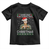 Funny Christmas The Office Movie Toddler T Shirt Yankee Swap Is Like Machiavelli Meets Christmas - Wonder Print Shop