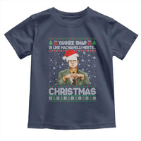 Funny Christmas The Office Movie Toddler T Shirt Yankee Swap Is Like Machiavelli Meets Christmas - Wonder Print Shop