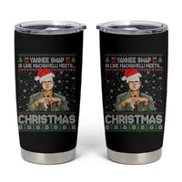 Funny Christmas Office Movie Tumbler Cup Yankee Swap Is Like Machiavelli Meets Christmas - Wonder Print Shop