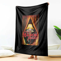 Funny Christmas Movie It Is A Major Award Throw Blanket Italian Leg Lamp - Wonder Print Shop