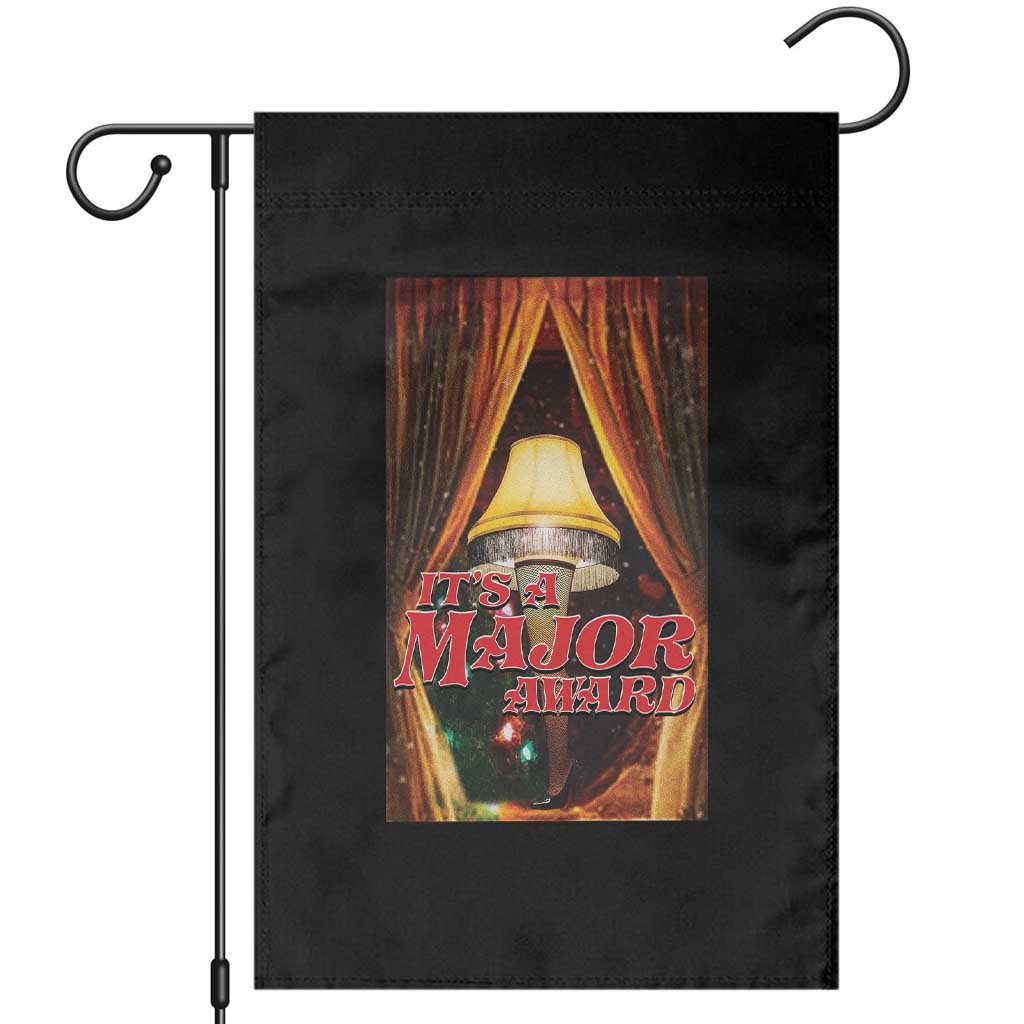 Funny Christmas Movie It Is A Major Award Garden Flag Italian Leg Lamp - Wonder Print Shop