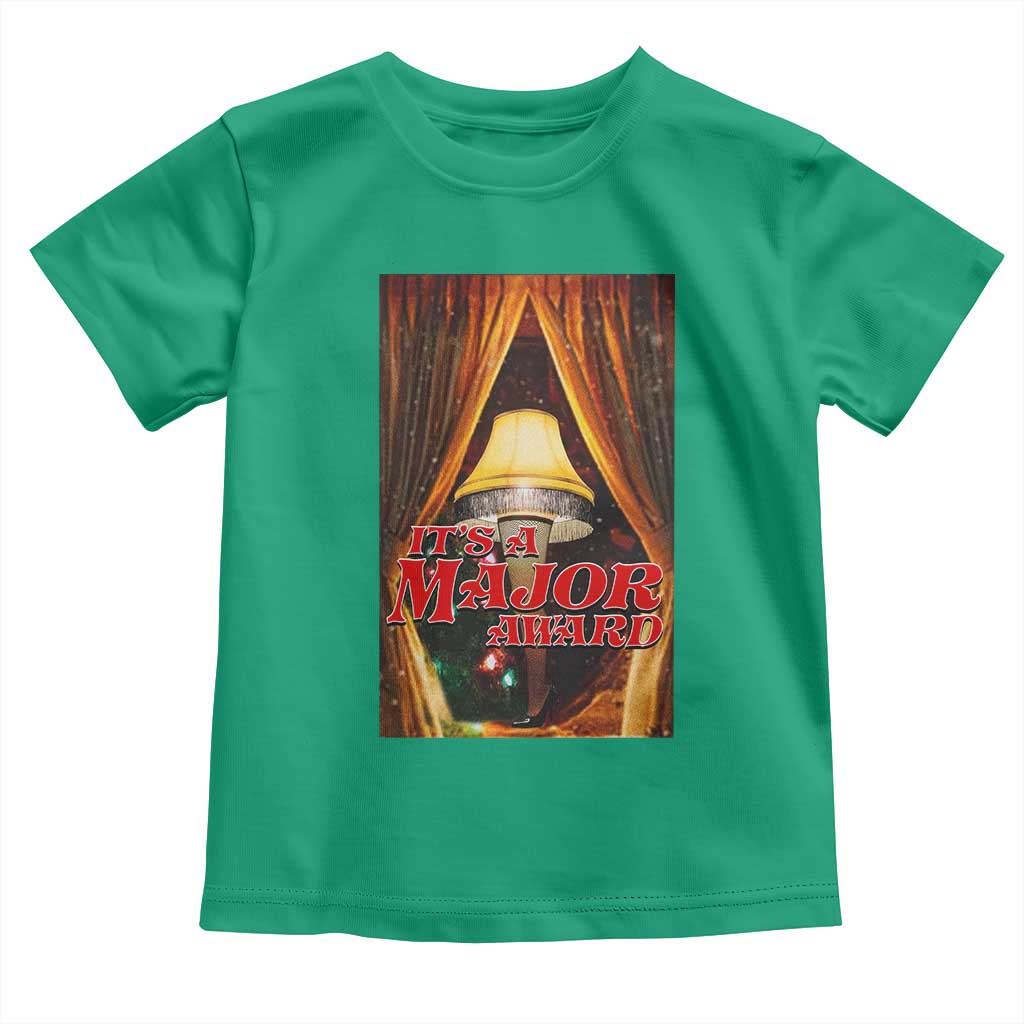 Funny Christmas Movie It Is A Major Award Toddler T Shirt Italian Leg Lamp - Wonder Print Shop