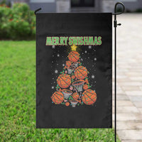Christmas Basketball Merry Swishmas Garden Flag Basketball Xmas Tree - Wonder Print Shop